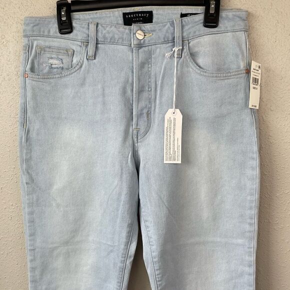 NWT Sanctuary Tapered Cropped High Rise Jeans Size 31 - Picture 2 of 10